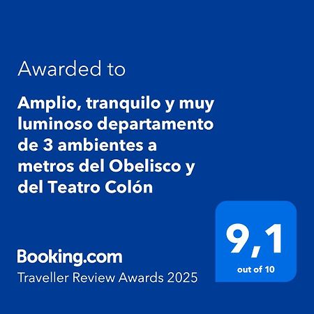 Ferienwohnung Amplio, Tranquilo Y Muy Luminoso Departamento De 3 Ambientes A Metros Del Obelisco Y Del Teatro Colon Buenos Aires Exterior foto